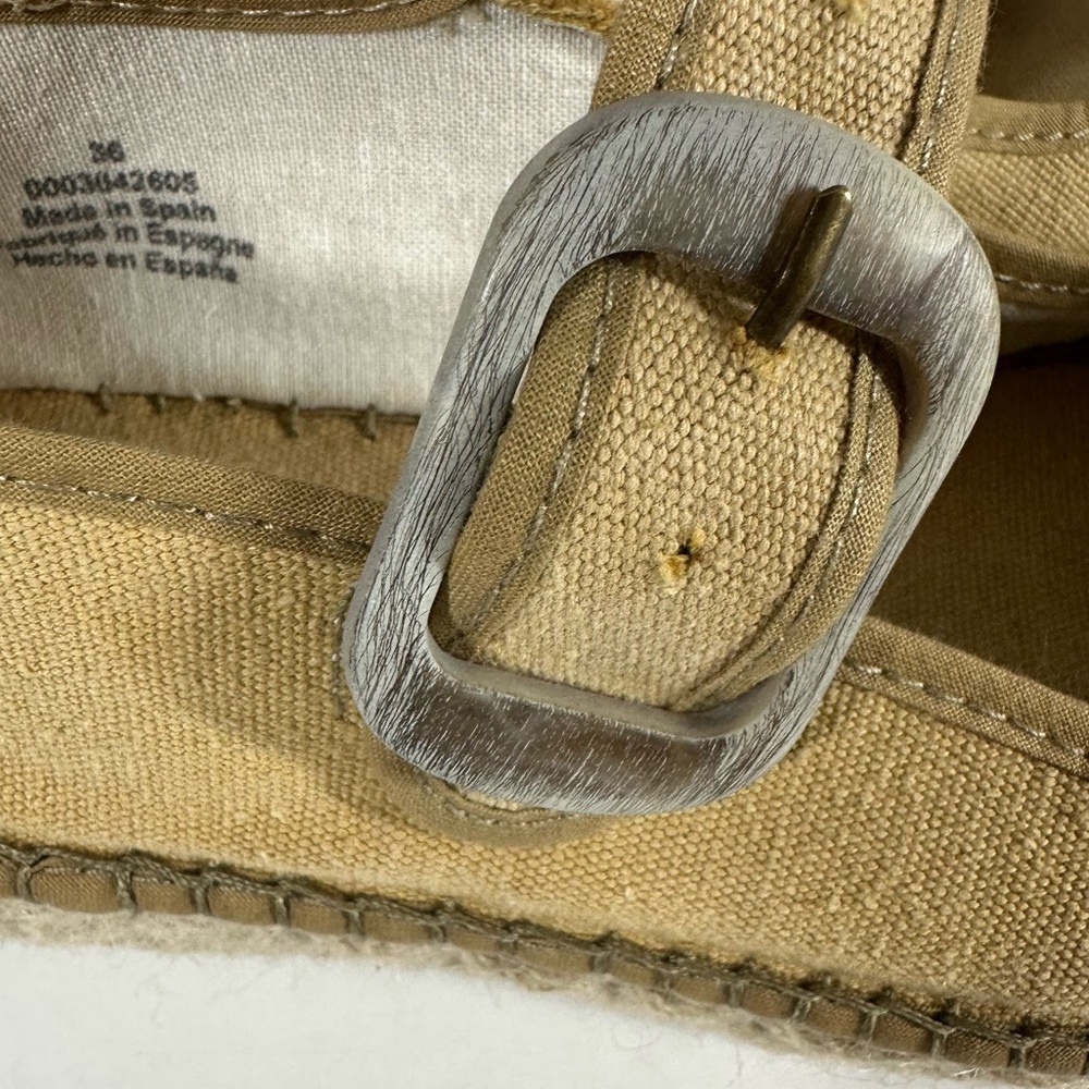 FREE PEOPLE COLLECTION Women's 36/7 Surfside Mary Jane Espadrilles Tan - Picture 10 of 11